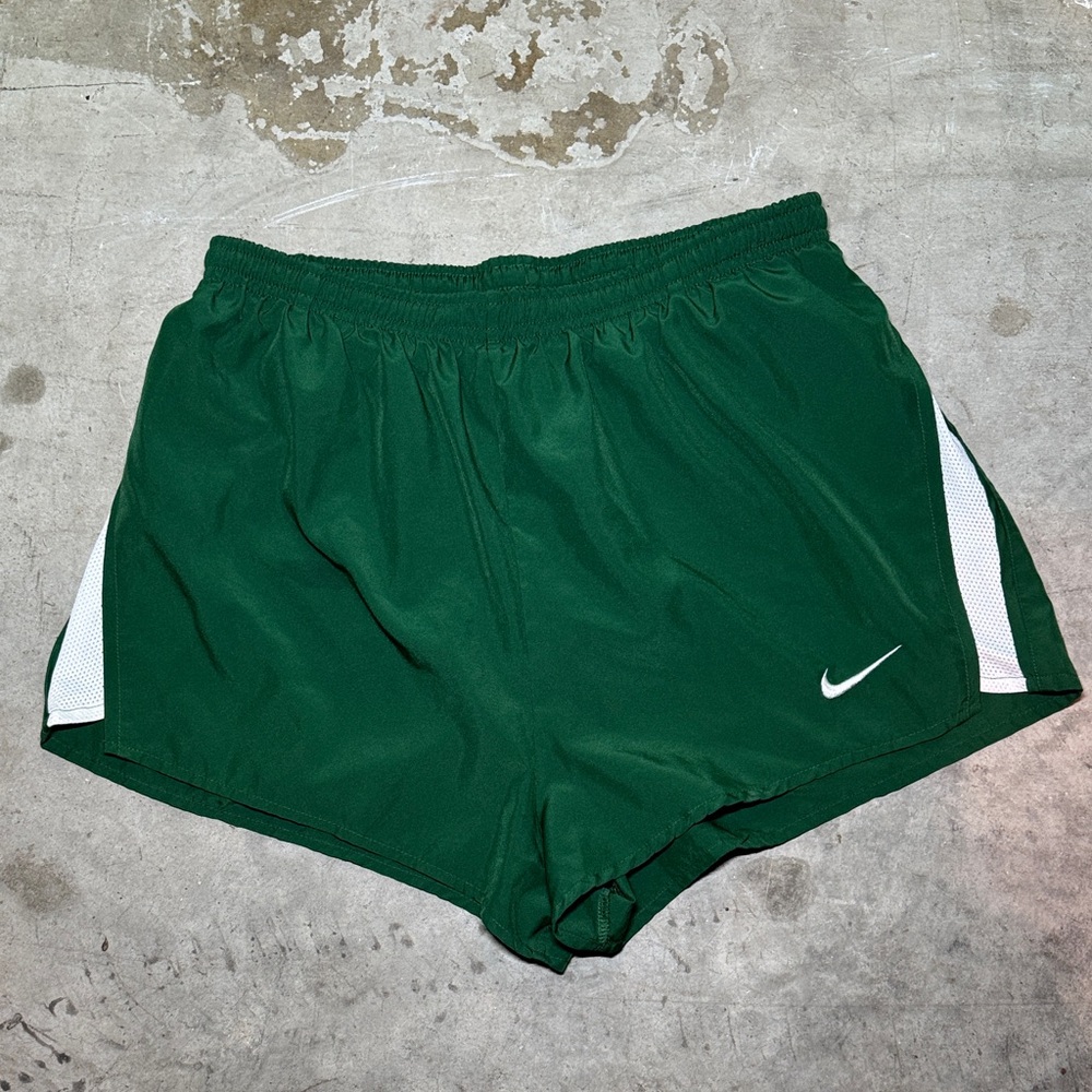 Nike Women's Dark Green Athletic Shorts